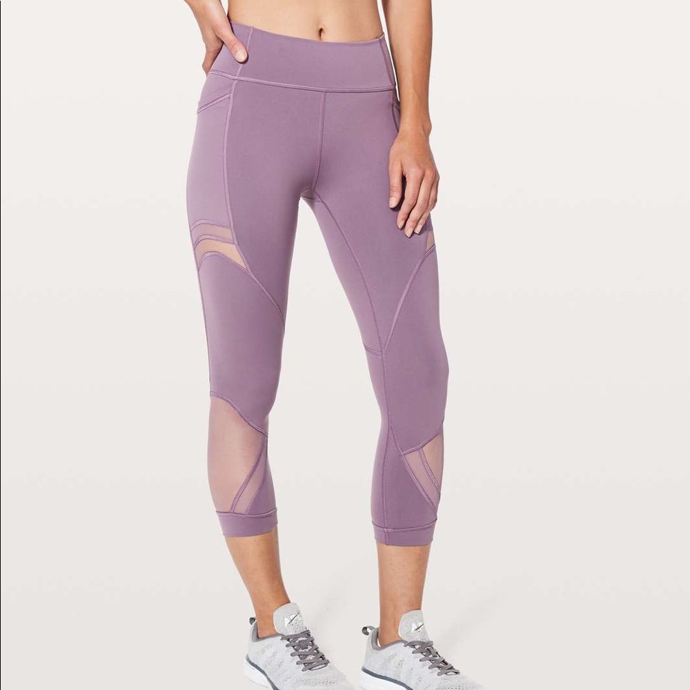 Lululemon forget the sweat crop legging 21”